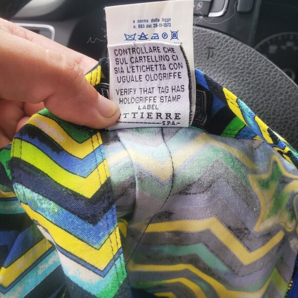 Gianni Versace Multicolored with "Stars" Pencil Skirt - Picture 3 of 6